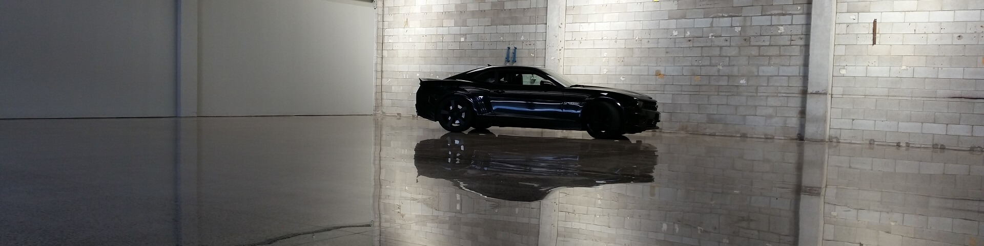 Commerical polished concrete floor